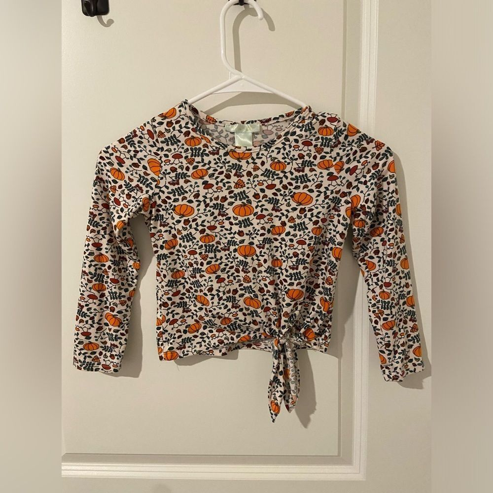 🎉Pumpkin Patch Print Long Sleeve Shirt